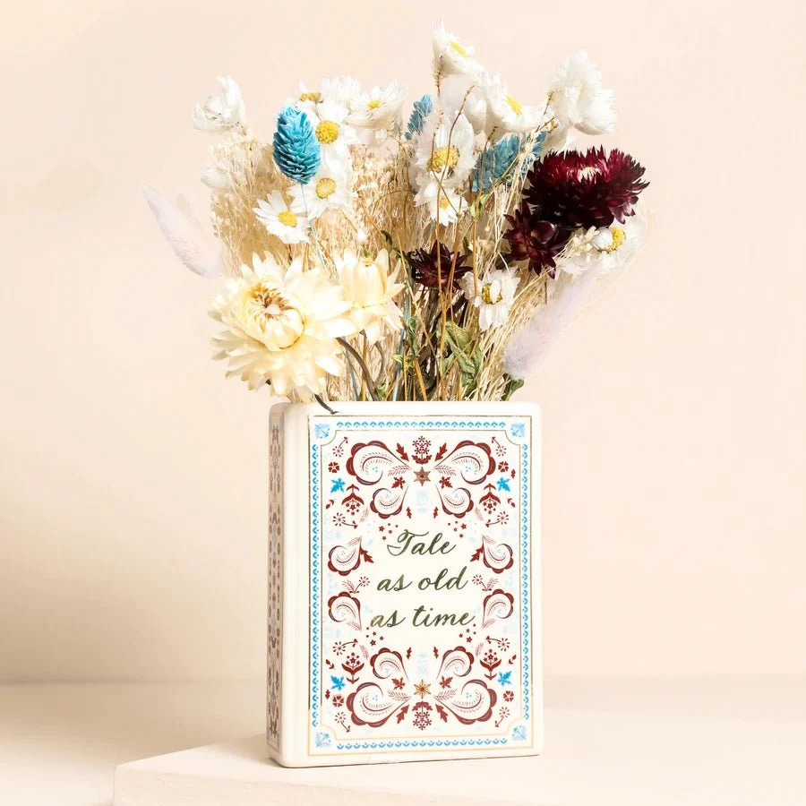 Lisa Angel Tale As Old As Time Mini Ceramic Book Vase - Image 2