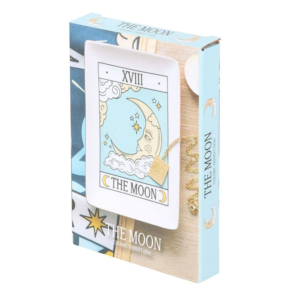 Tarot ‘The Moon’ Trinket Dish | Mystical Homeware Gift - Image 3
