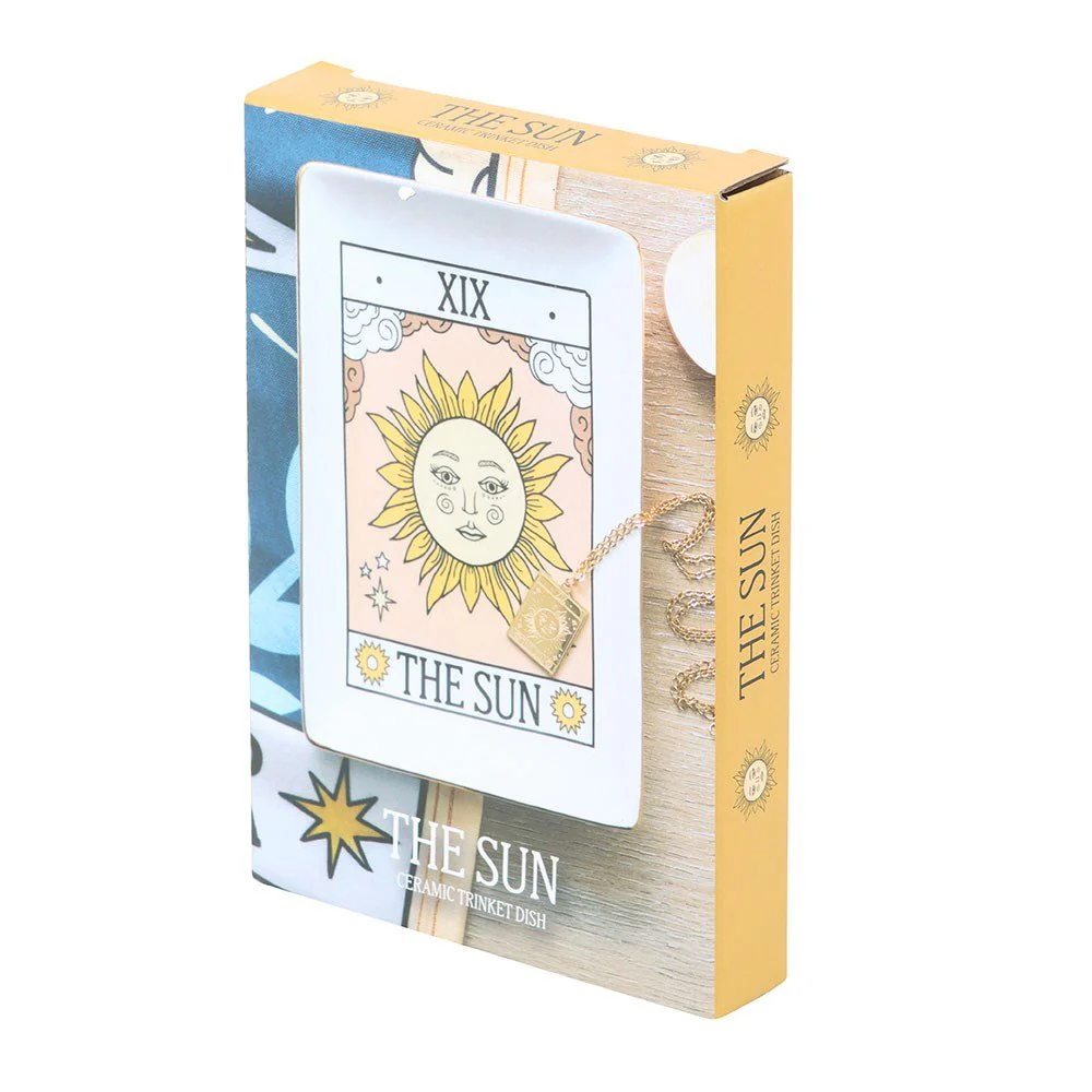 Tarot ‘The Sun’ Trinket Dish | Mystical Homeware Gift - Image 3