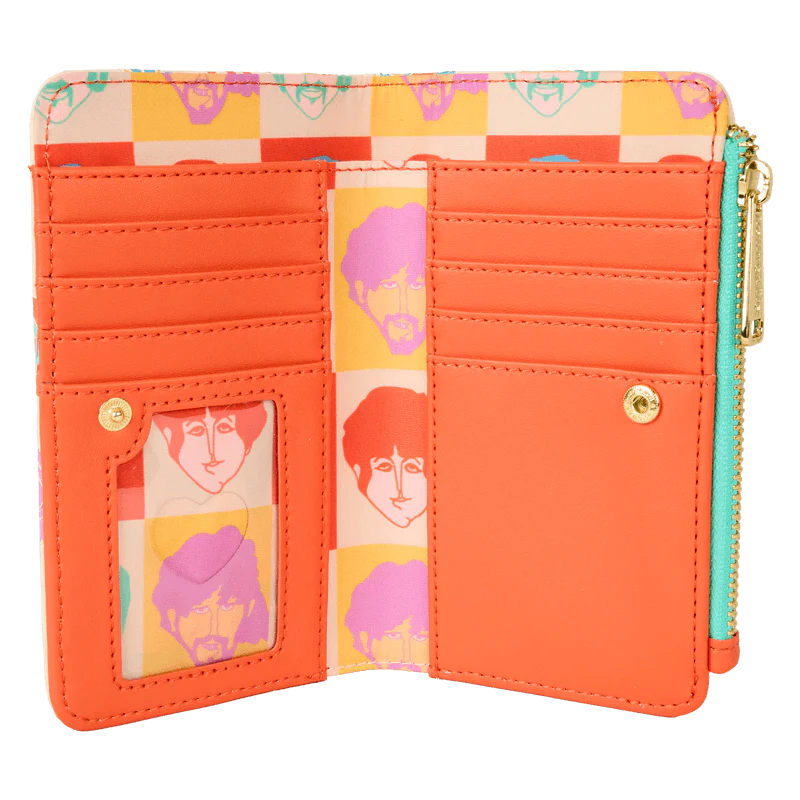 Loungefly The Beatles All You Need Is Love Flap Wallet - Image 4