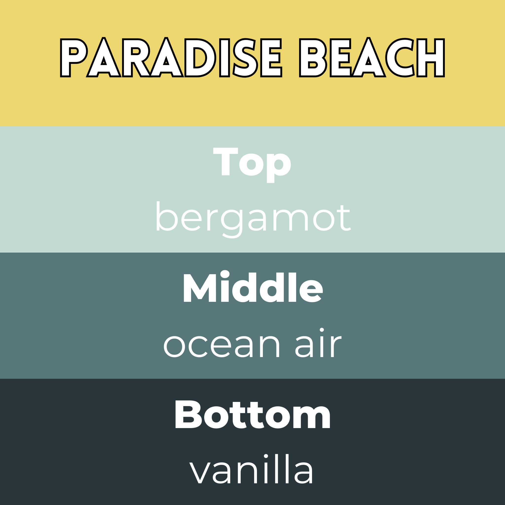 Paradise Beach Segment Wax Melt - Image 2