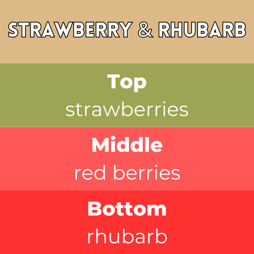 Strawberry & Rhubarb Segment Wax Melt - Image 2