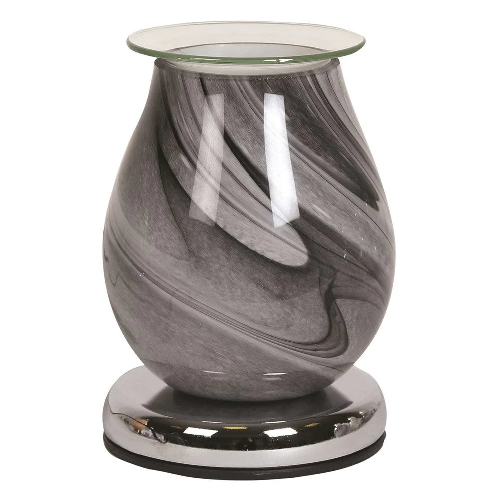 Black Marble Swirl Wax Melt Burner