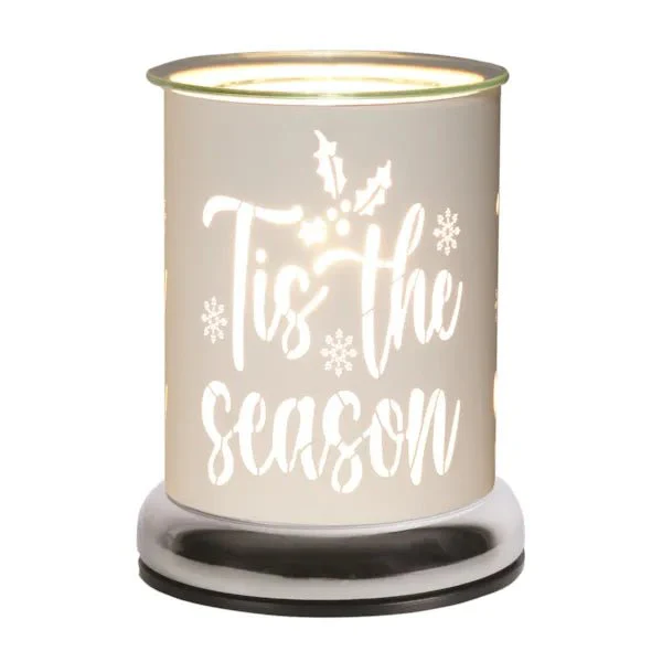 Touch Electric Wax Melt Burner – White ’Tis the Season 17cm