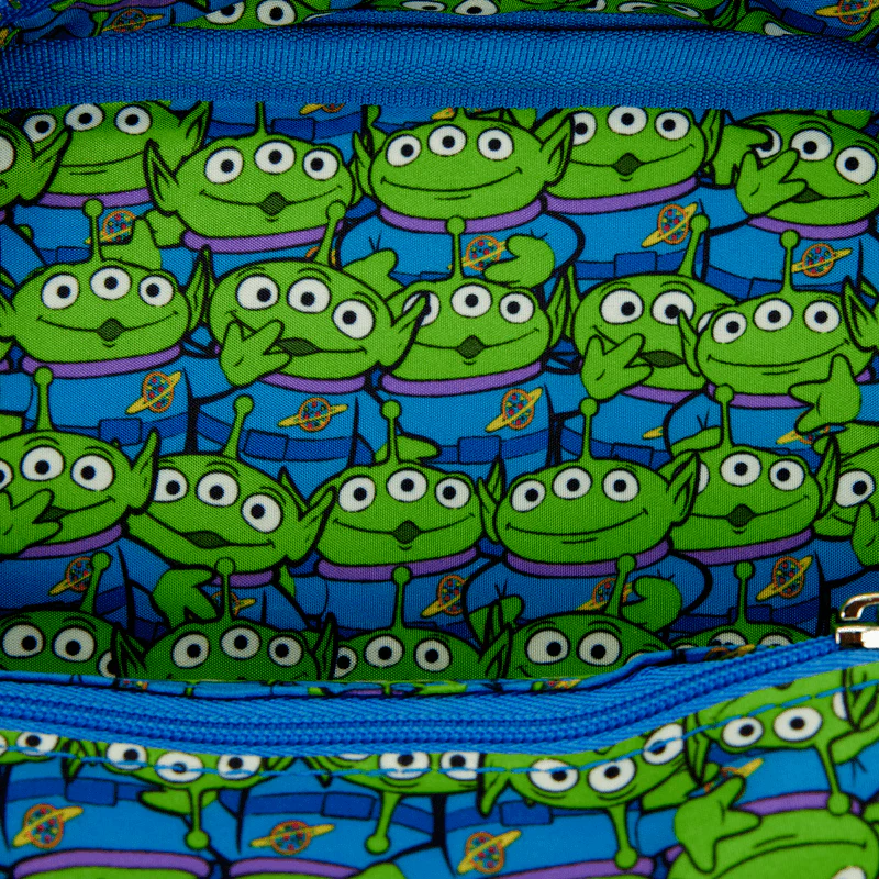 Loungefly Toy Story 30th Anniversary Aliens Crossbuddies Cosplay Crossbody Bag with Coin Bag - Image 7
