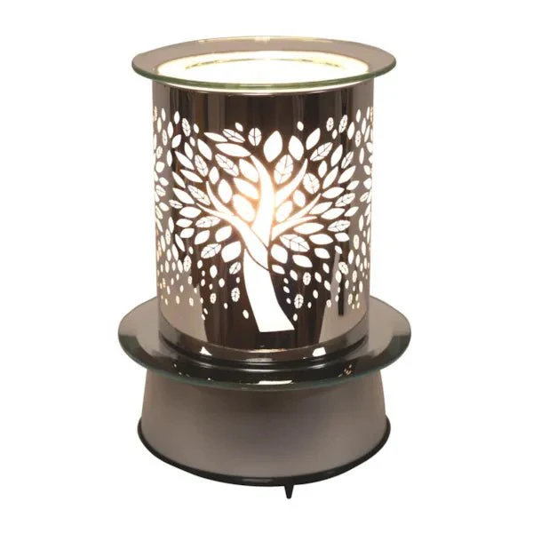 Tree of Life Electric Carousel Wax Melt Burner – Rotating Design