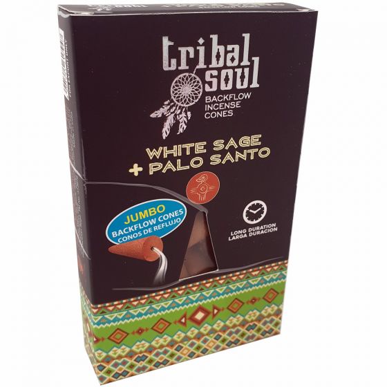 Tribal Soul Back Flow Cones - White Sage & Palo Santo