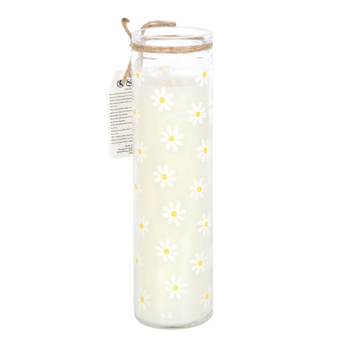 Tube Candle - White Daisy - Image 2
