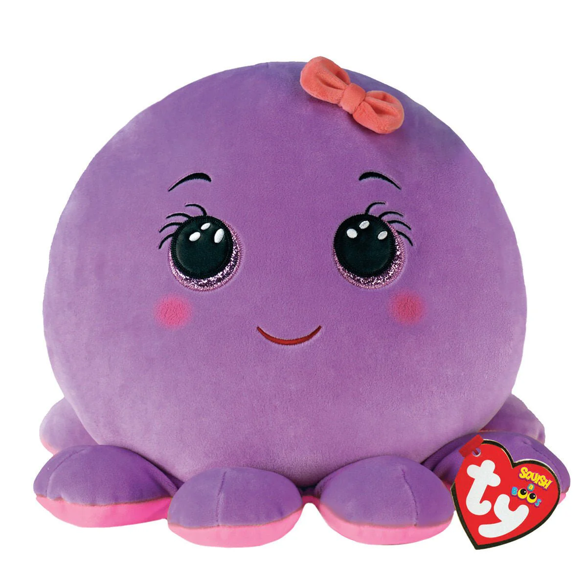 Ty Squishy Beanie - Octavia Octopus 14"