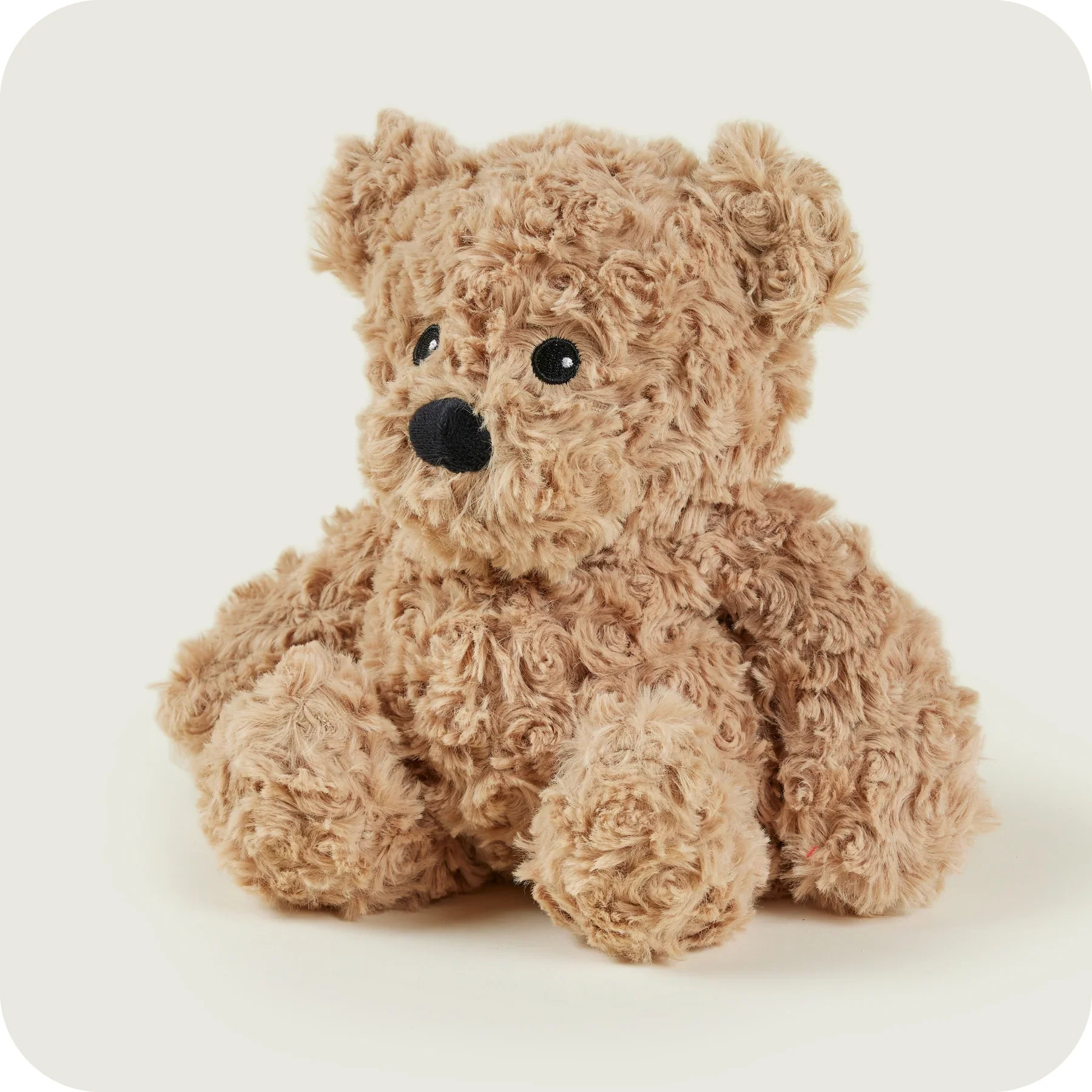 Warmies Brown Curly Bear Heatable Plush Toy - Image 2