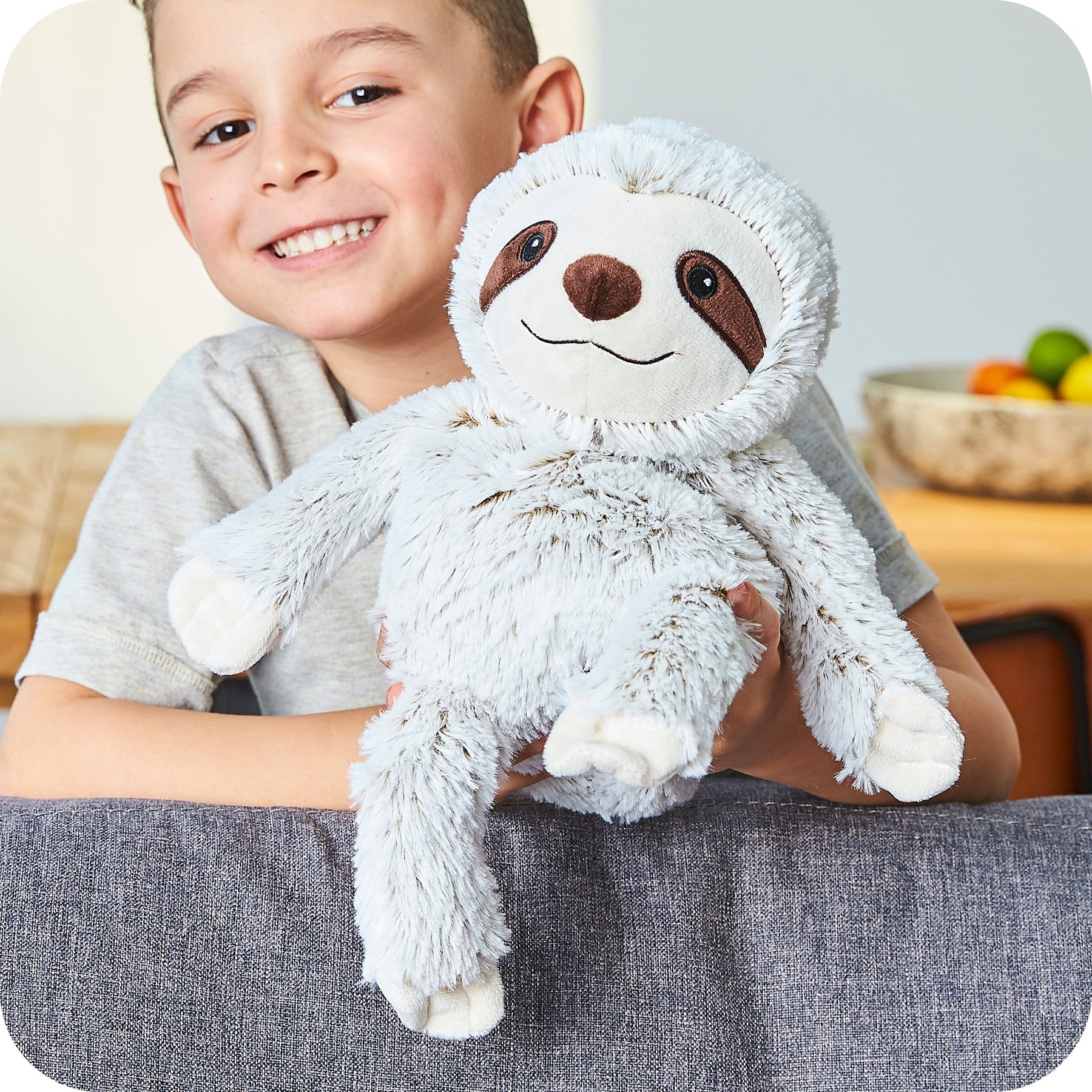 Warmies Marshmallow Sloth Microwaveable Plush - Image 8