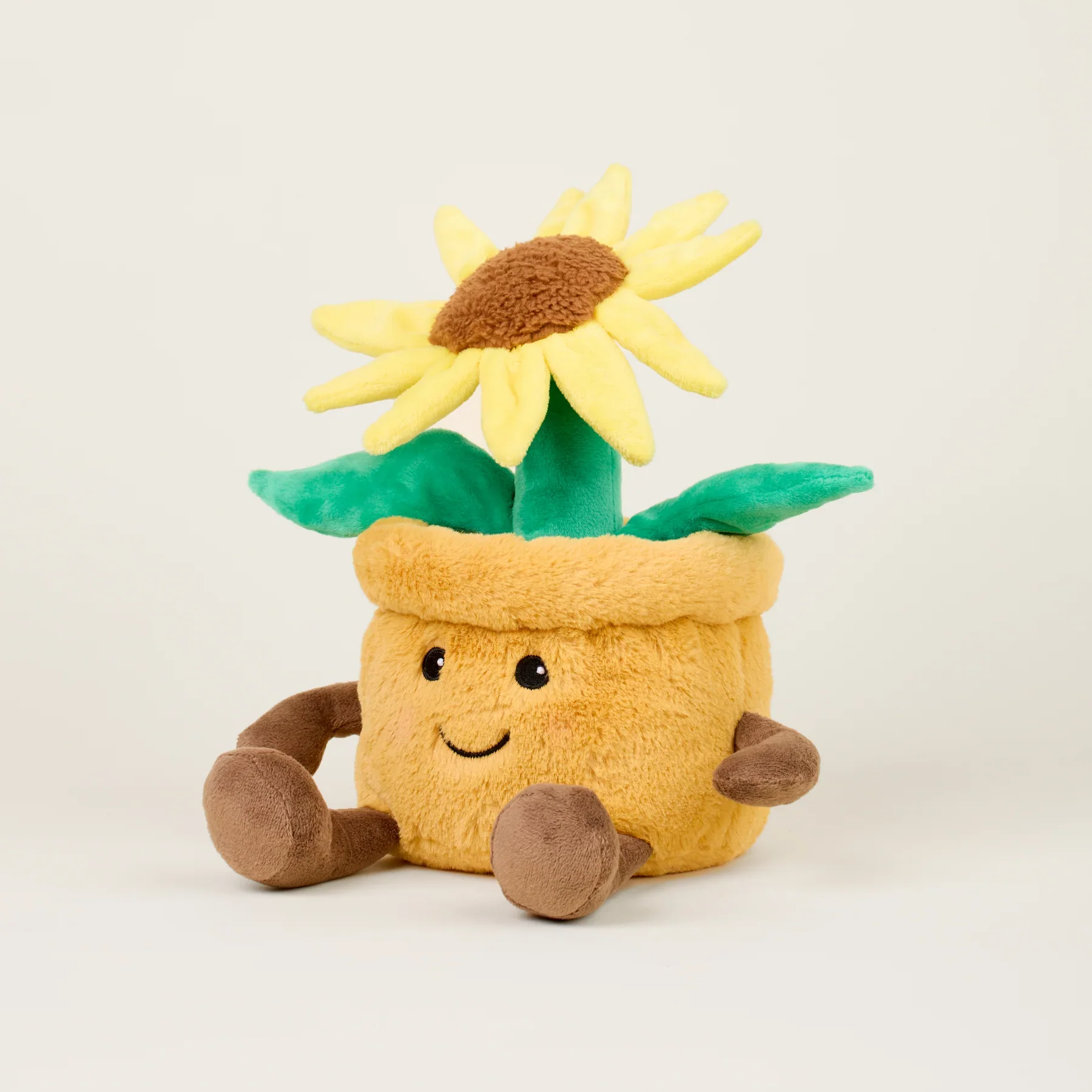 Warmies Yellow Flower Pot Heatable Plush Toy