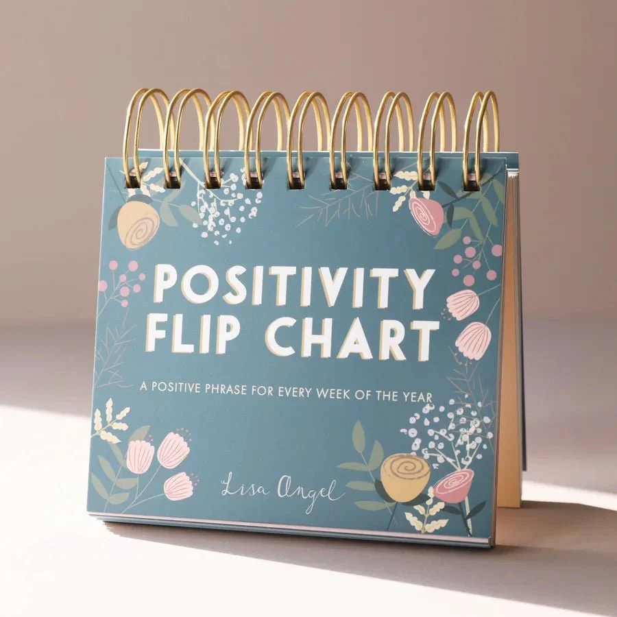 Lisa Angel Weekly Positivity Floral Desktop Flip Chart - Image 10