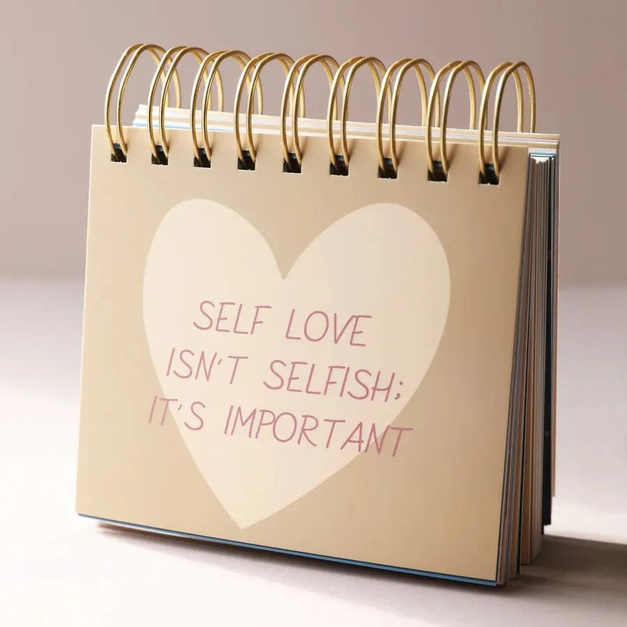 Lisa Angel Weekly Positivity Floral Desktop Flip Chart - Image 2