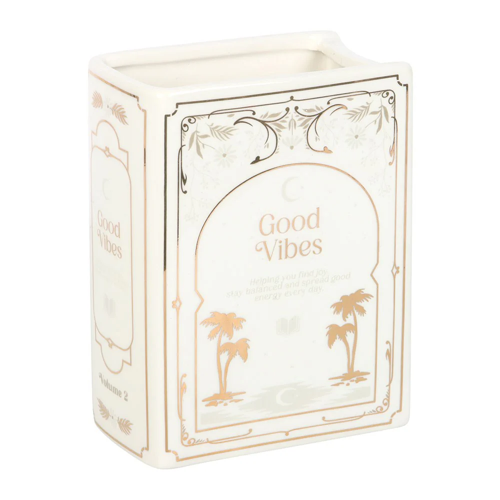 White Book Shaped Vase - Image 3