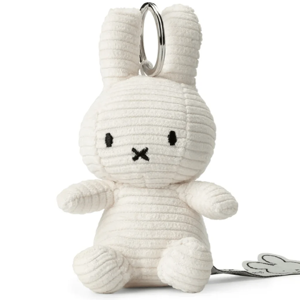 White Miffy Corduroy Keyring – Bon Ton Toys