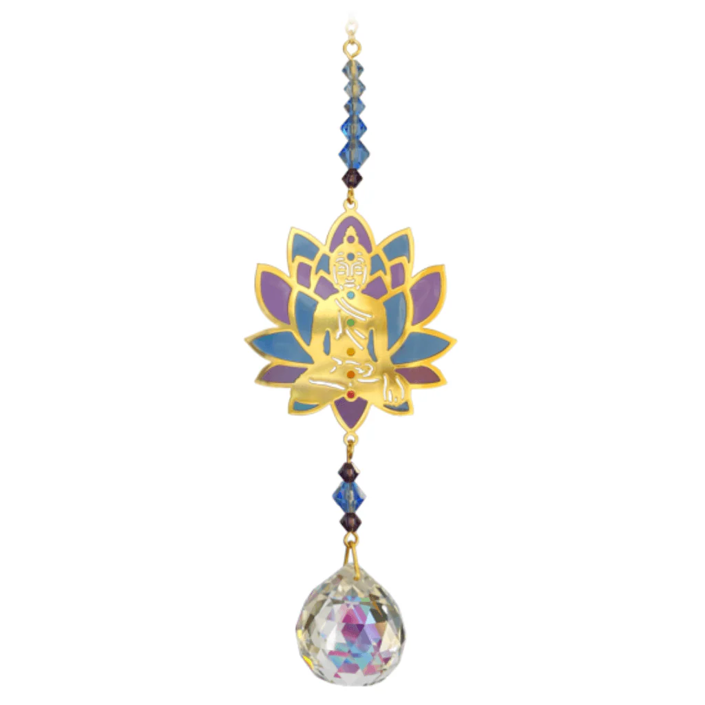 Buddha Moonlight Crystal Suncatcher – Crystal Dreams Range