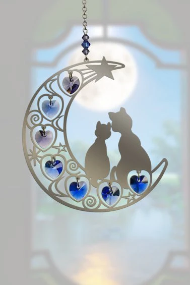 Wild Things Pure Radiance - Two Cats Moon Moonlight - Image 2