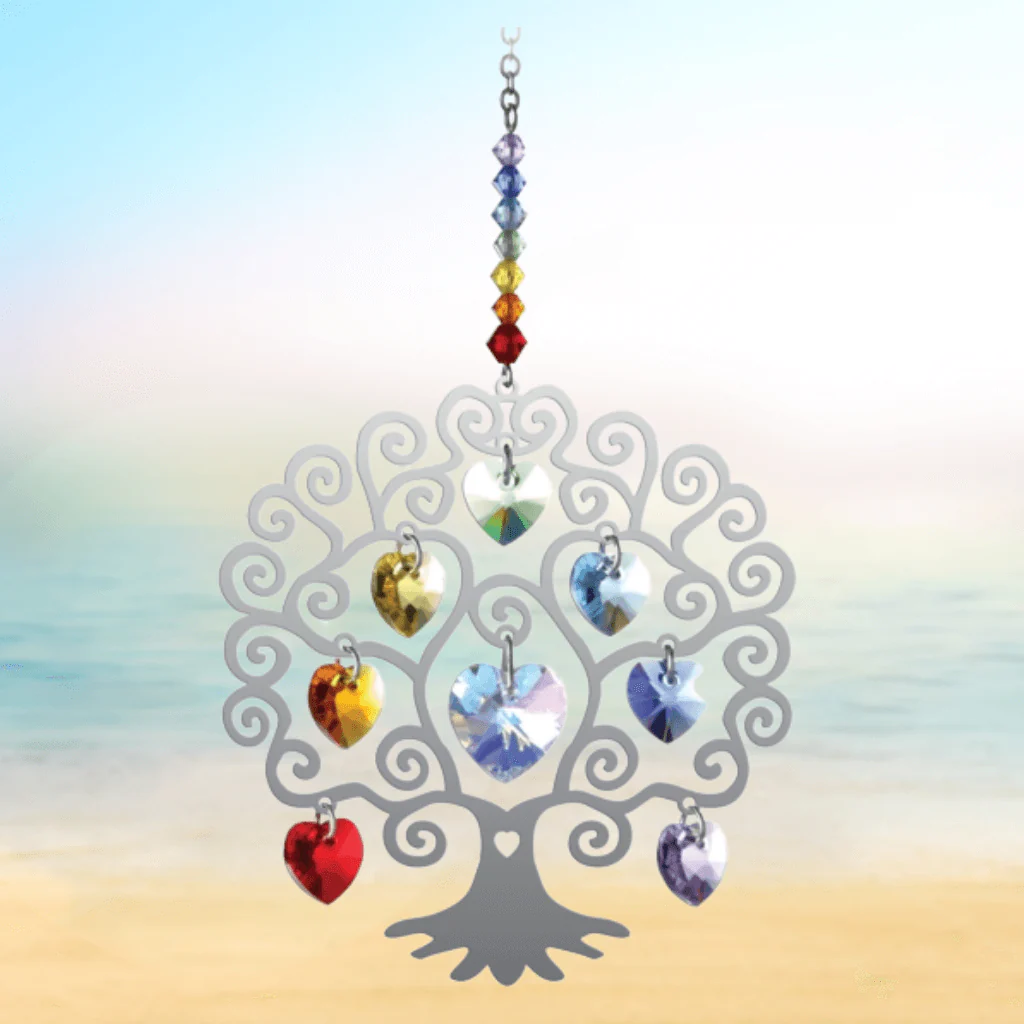 Tree of Life – Chakra Crystal Suncatcher | Pure Radiance Collection - Image 3