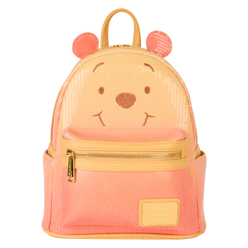 Loungefly Winnie the Pooh Cosplay Sequin & Glitter Mini Backpack