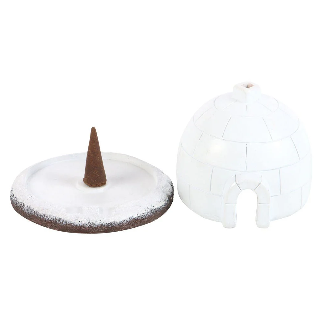 Winter Igloo Incense Cone Burner - Image 2