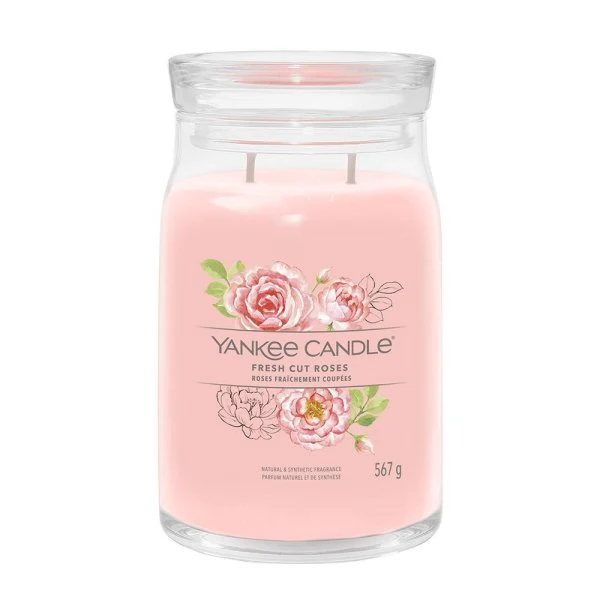 Yankee Candle Signature Large Jar Candle - Fresh Cut Roses