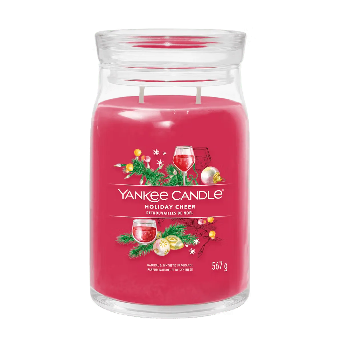 Yankee Candle Signature Large Jar Candle - Holiday Cheer