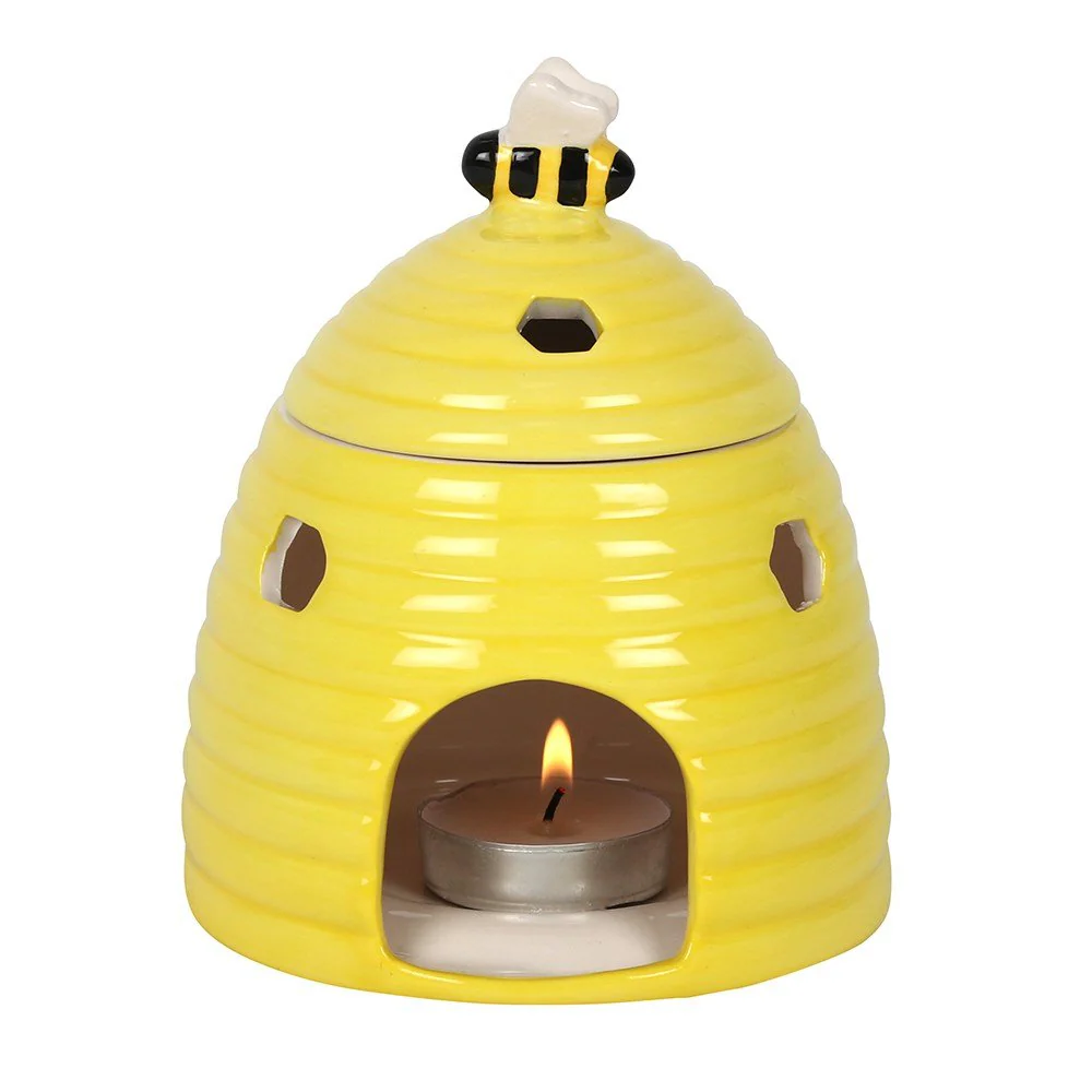 Beehive Oil Burner - Yellow